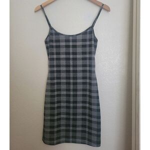 Womems Plaid Spaghetti Strap Dress Popular 21 Size Small